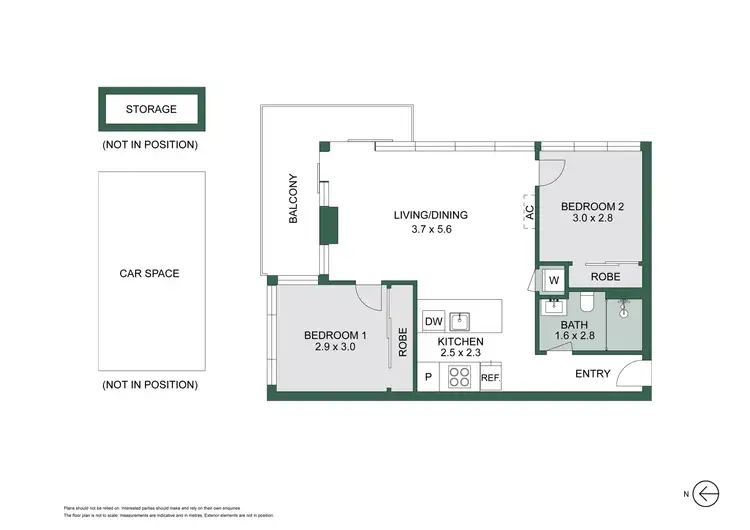 Floorplan of Homely apartment listing, 604/36 Regent Street, Richmond VIC 3121