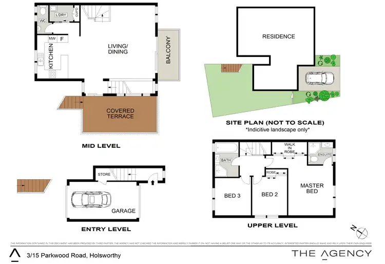 Floorplan of Homely townhouse listing, 3/15 Parkwood Road, Holsworthy NSW 2173