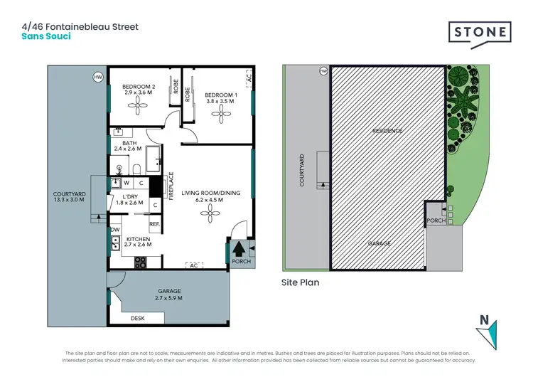 Floorplan of Homely villa listing, 4/46 Fontainebleau Street, Sans Souci NSW 2219