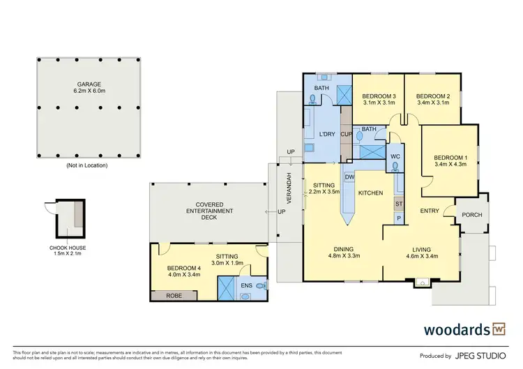 Floorplan of Homely house listing, 9 Pyke Street, Woodend VIC 3442