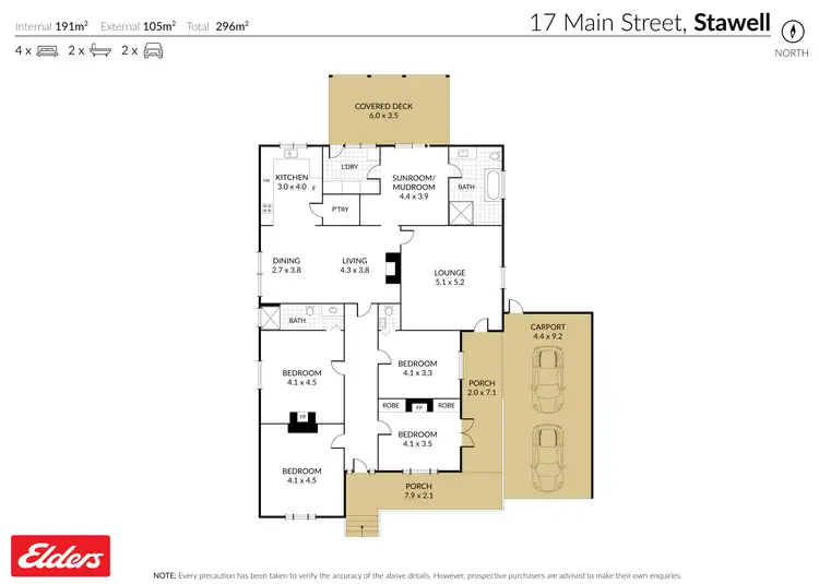 Floorplan of Homely house listing, 17 Main Street, Stawell VIC 3380