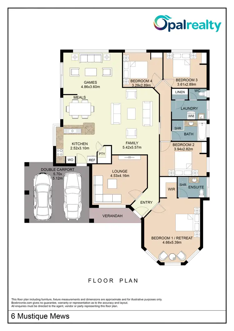 Floorplan of Homely house listing, 6 Mustique Mews, Secret Harbour WA 6173