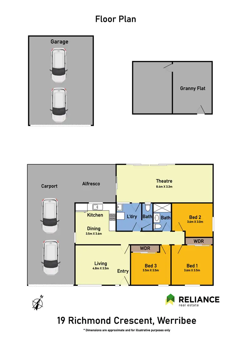 Floorplan of Homely house listing, 19 Richmond Crescent, Werribee VIC 3030