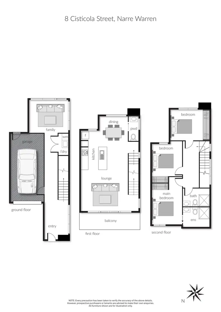 Floorplan of Homely house listing, 8 Cisticola Street, Narre Warren VIC 3805