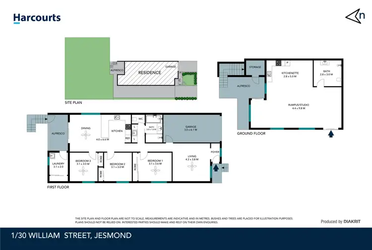 Floorplan of Homely house listing, 1/30 William Street, Jesmond NSW 2299