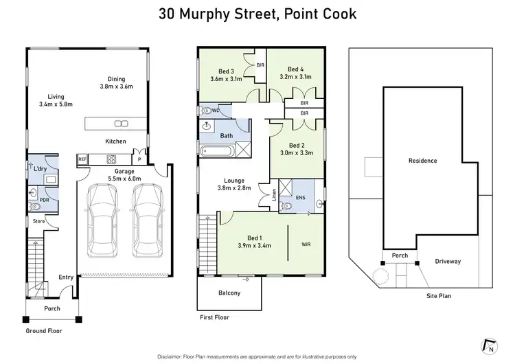 Floorplan of Homely house listing, 30 Murphy Street, Point Cook VIC 3030