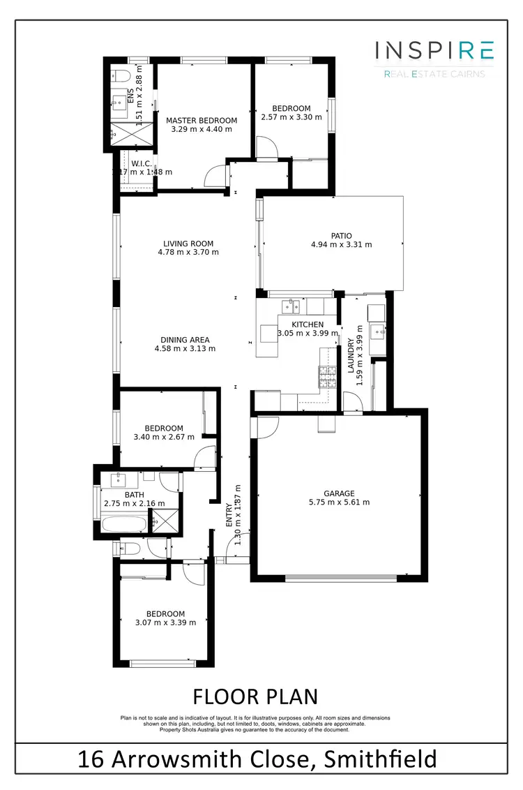 Floorplan of Homely house listing, 16 Arrowsmith Close, Smithfield QLD 4878
