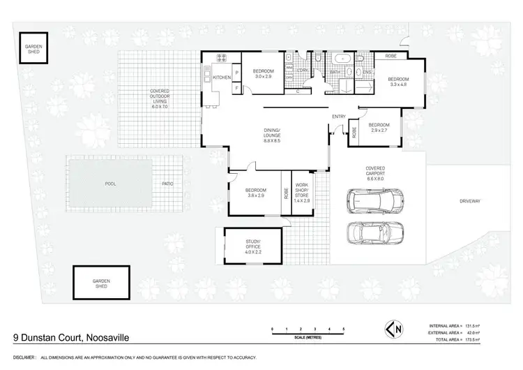Floorplan of Homely house listing, 9 Dunstan Court, Noosaville QLD 4566