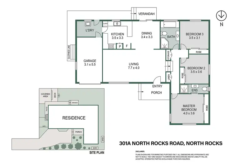 Floorplan of Homely house listing, 301a North Rocks Road, North Rocks NSW 2151