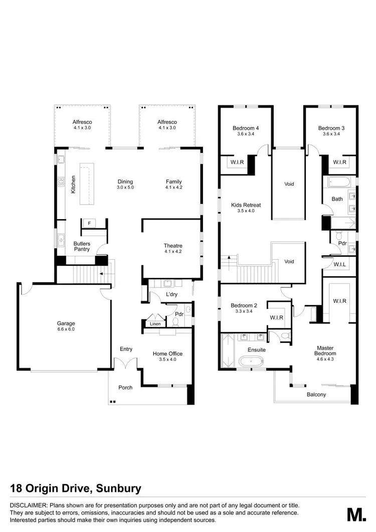 Floorplan of Homely house listing, 18 Origin Drive, Sunbury VIC 3429