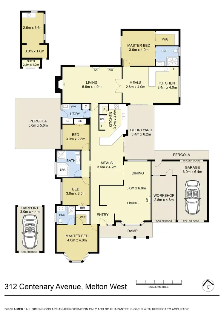 Floorplan of Homely house listing, 312 Centenary Avenue, Harkness VIC 3337