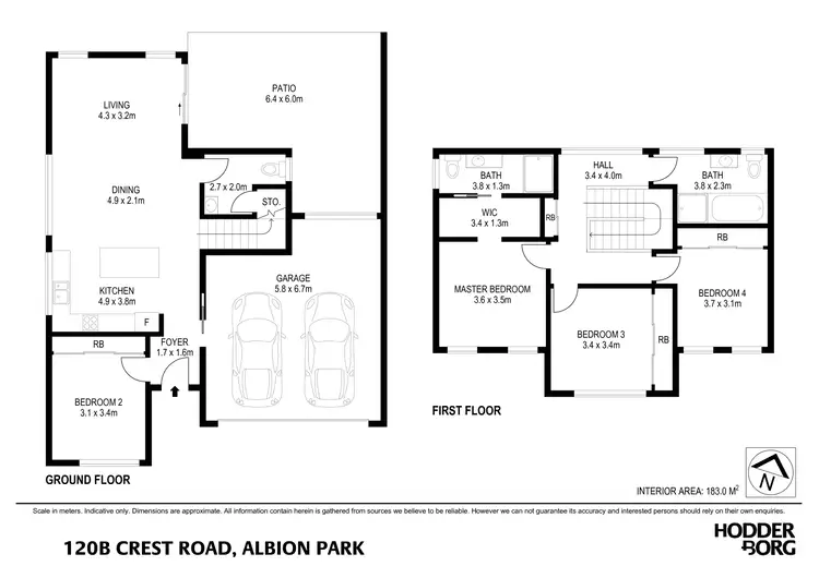 Floorplan of Homely townhouse listing, 120B Crest Road, Albion Park NSW 2527