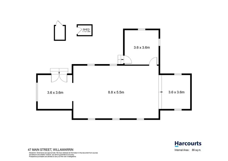 Floorplan of Homely land listing, 47 Main Street, Willawarrin NSW 2440