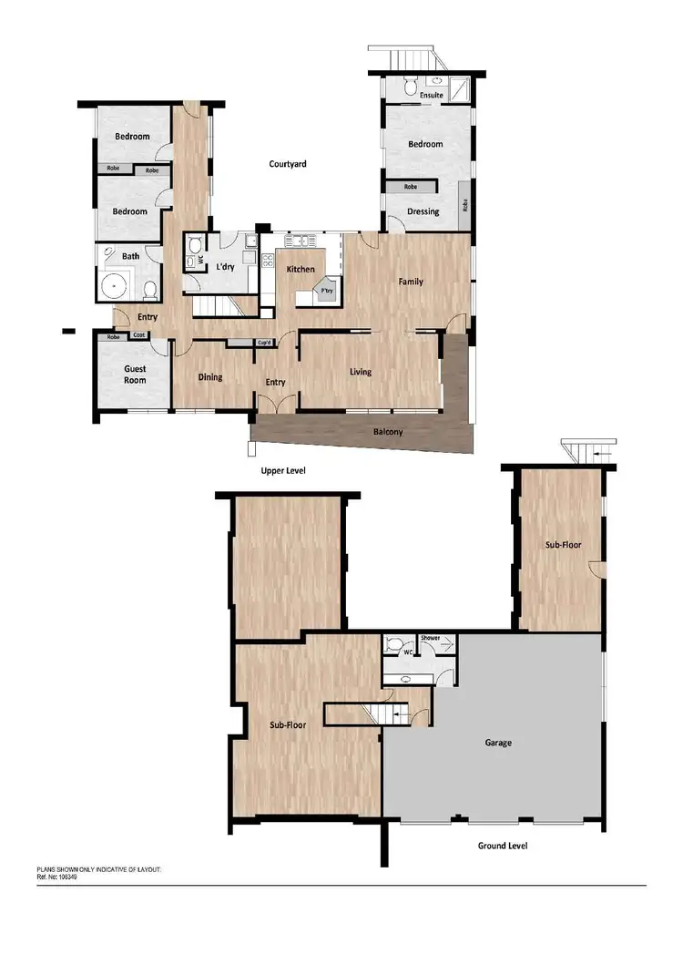 Floorplan of Homely house listing, 1 Read Place, Evatt ACT 2617