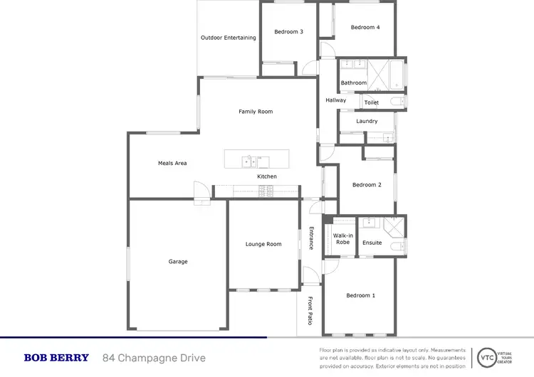 Floorplan of Homely house listing, 84 Champagne Drive, Dubbo NSW 2830