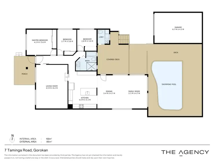 Floorplan of Homely house listing, 7 Taminga Road, Gorokan NSW 2263