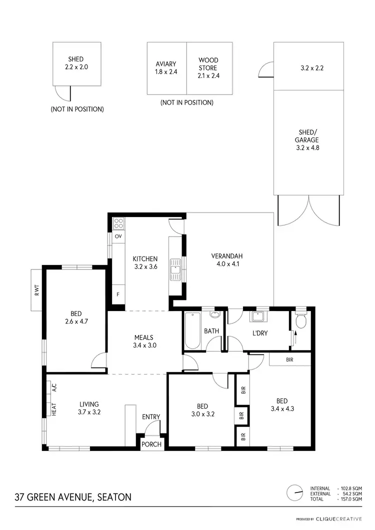 Floorplan of Homely house listing, 37 Green Avenue, Seaton SA 5023