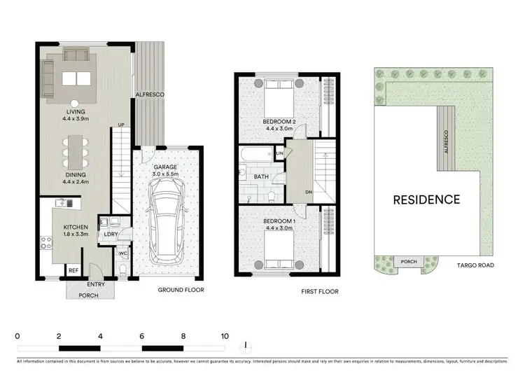 Floorplan of Homely townhouse listing, 10/167 Targo Road, Girraween NSW 2145