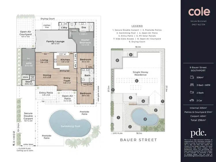 Floorplan of Homely house listing, 9 Bauer Street, Southport QLD 4215