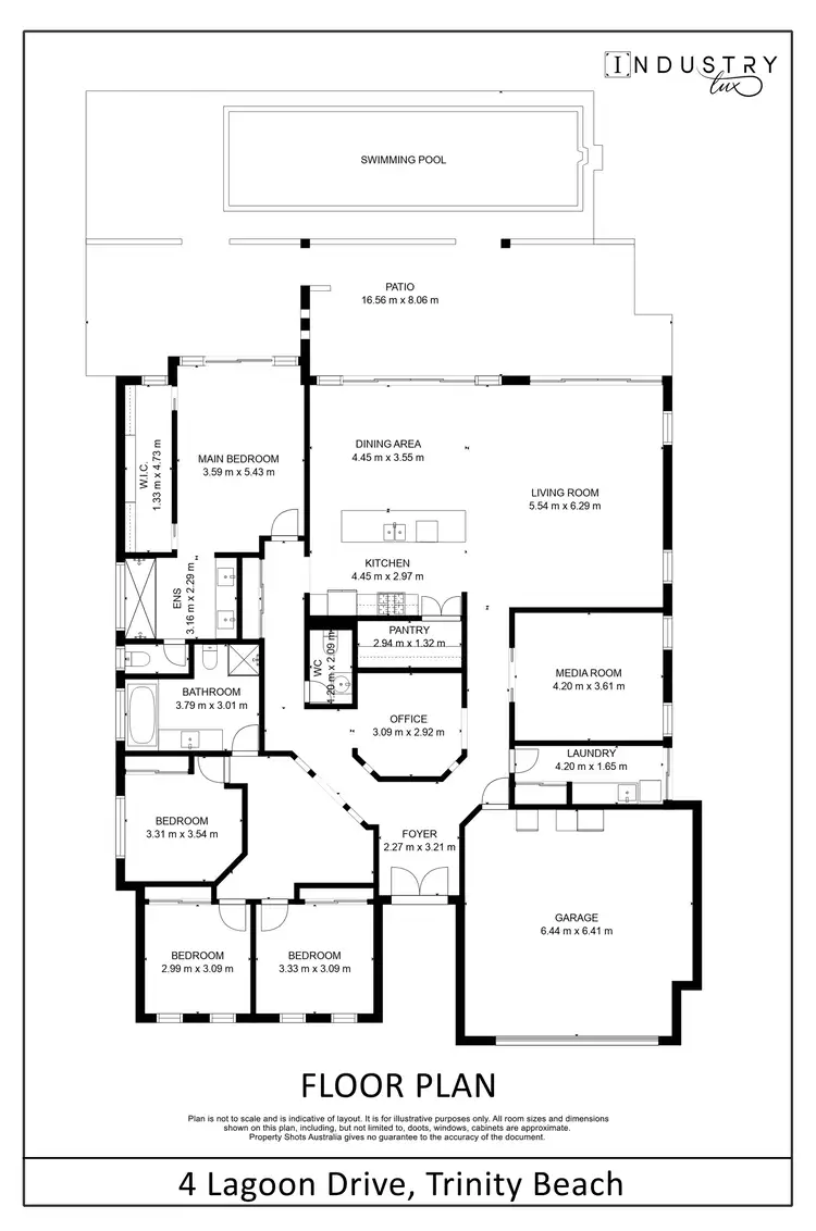 Floorplan of Homely house listing, 4 Lagoon Drive, Trinity Beach QLD 4879