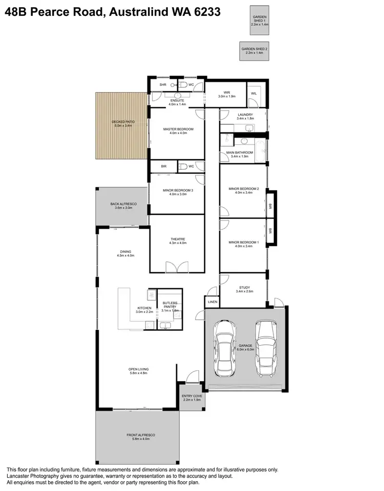 Floorplan of Homely house listing, 48b Pearce Road, Australind WA 6233