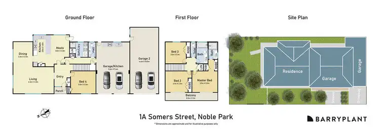 Floorplan of Homely house listing, 1A Somers Street, Noble Park VIC 3174