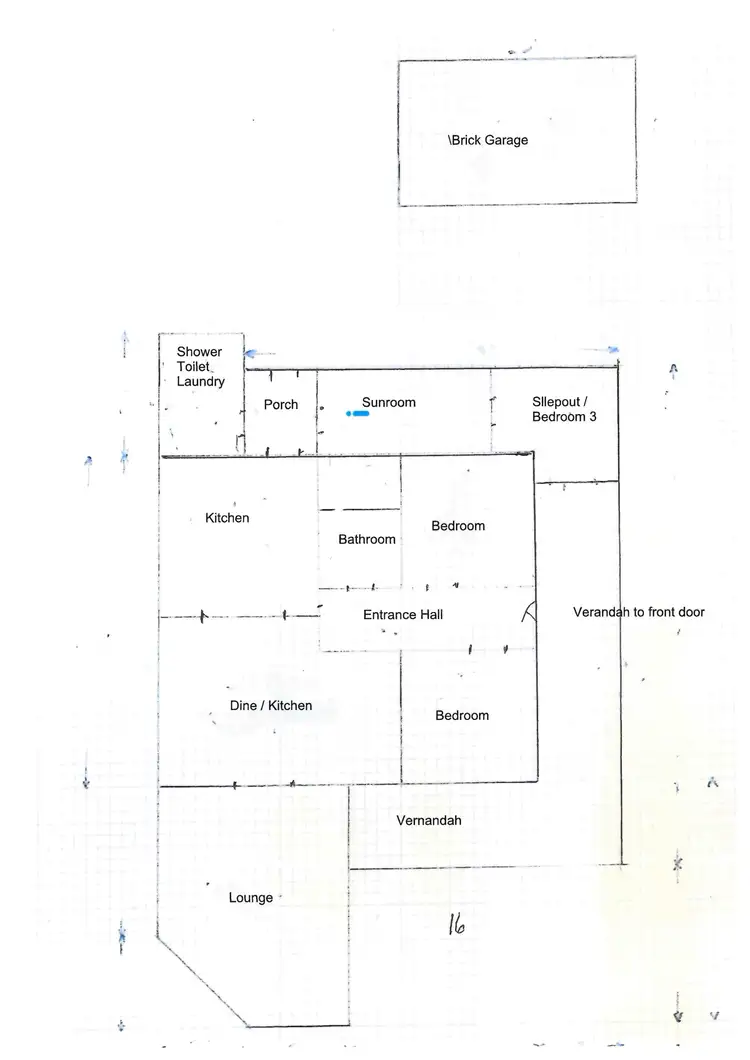 Floorplan of Homely house listing, 16 & 16A Kleeman Street, Whyalla SA 5600