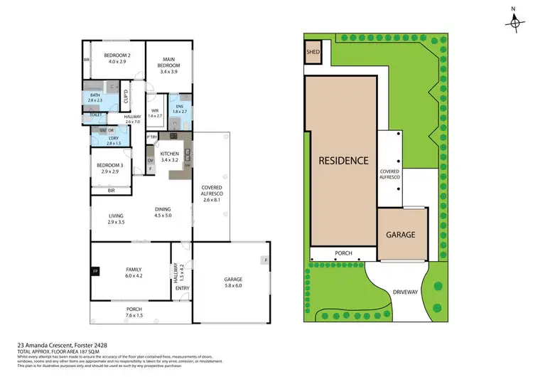 Floorplan of Homely house listing, 23 Amanda Crescent, Forster NSW 2428