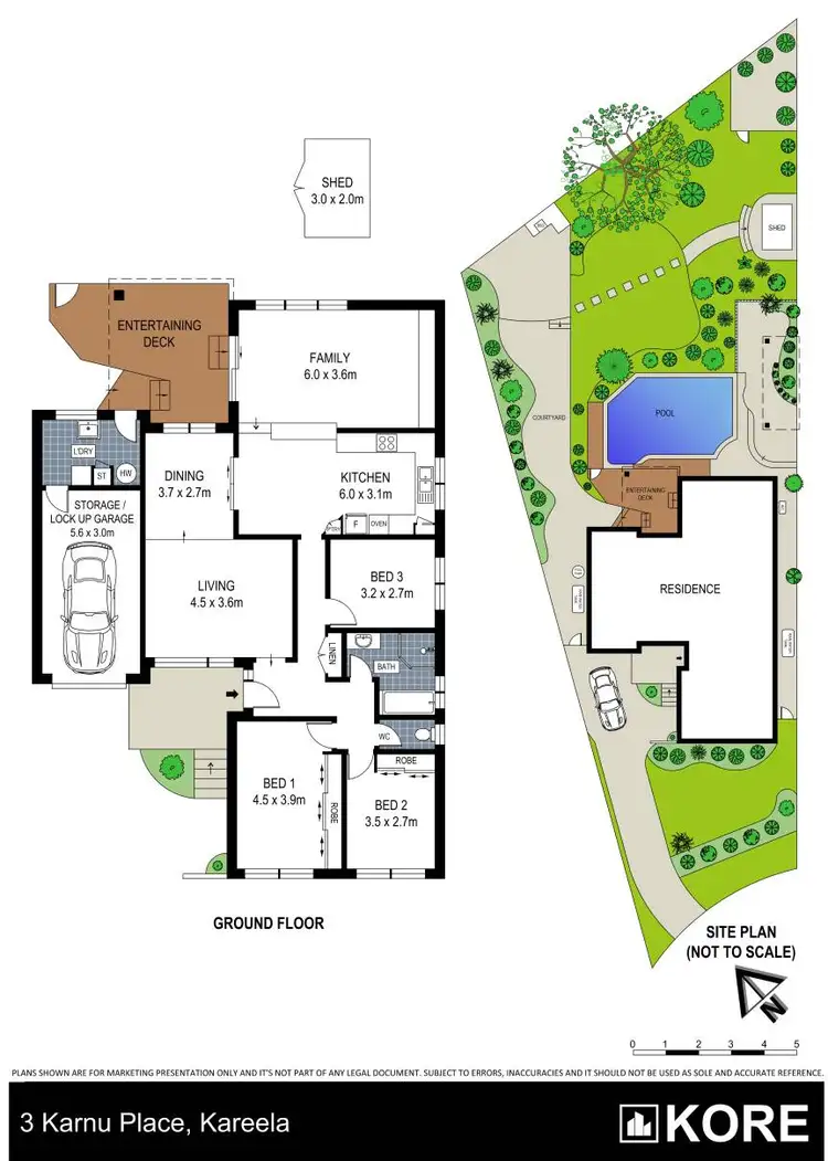 Floorplan of Homely house listing, 3 Karnu Place, Kareela NSW 2232