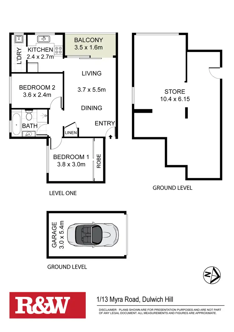 Floorplan of Homely apartment listing, 1/13 Myra Road, Dulwich Hill NSW 2203