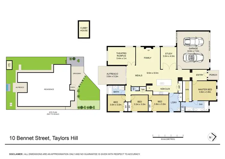 Floorplan of Homely house listing, 10 Bennet Street, Taylors Hill VIC 3037