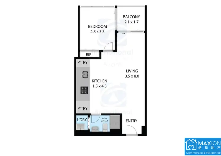 Floorplan of Homely apartment listing, 609 Victoria Street, Abbotsford VIC 3067