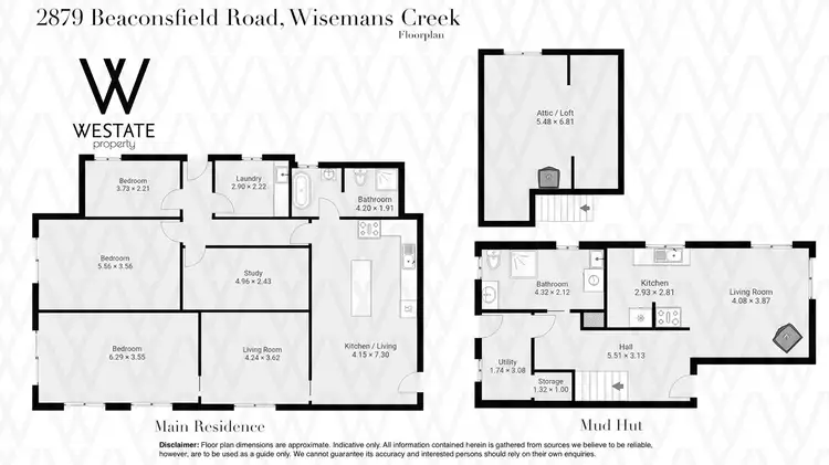 Floorplan of Homely rural property listing, 2879 Beaconsfield Road, Wisemans Creek NSW 2795
