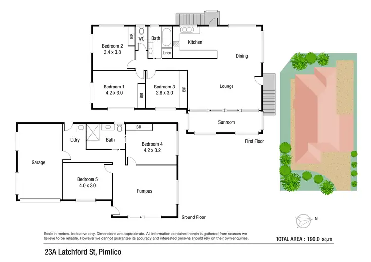 Floorplan of Homely house listing, 23A Latchford Street, Pimlico QLD 4812