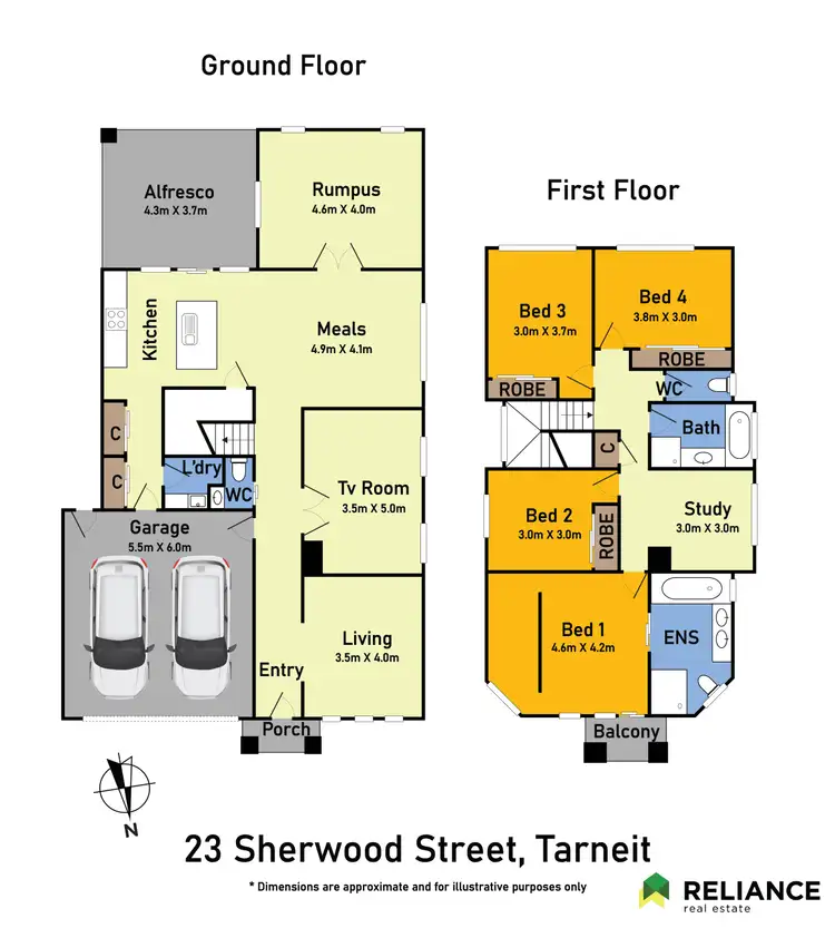 Floorplan of Homely house listing, 23 Sherwood Street, Tarneit VIC 3029