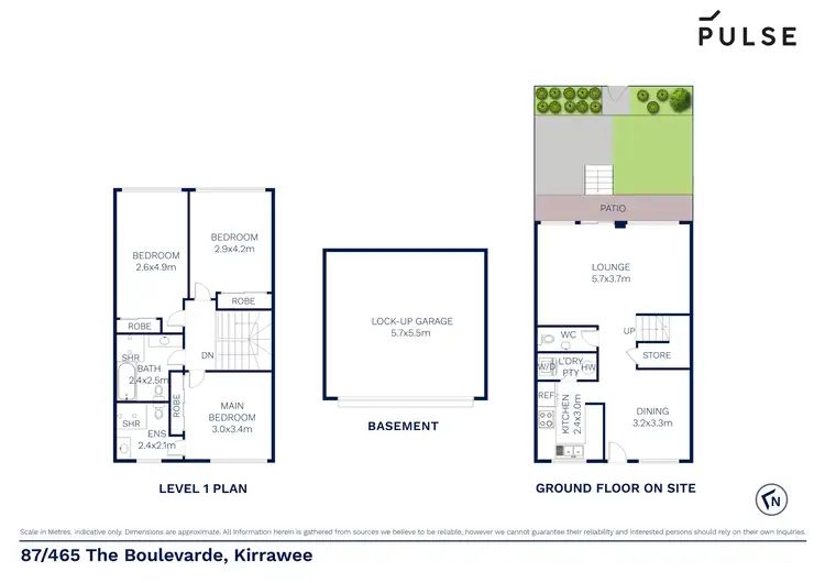 Floorplan of Homely townhouse listing, 87/465-479 The Boulevarde, Kirrawee NSW 2232