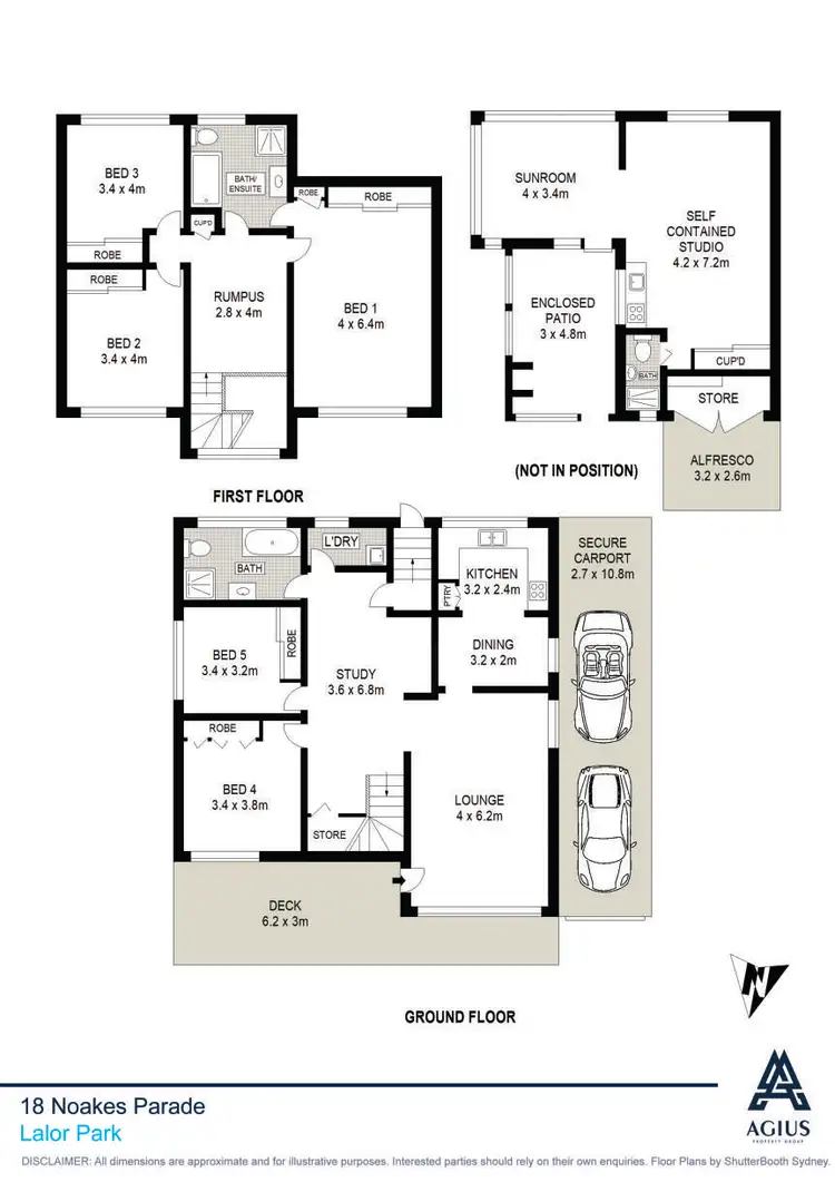Floorplan of Homely house listing, 18 Noakes Parade, Lalor Park NSW 2147