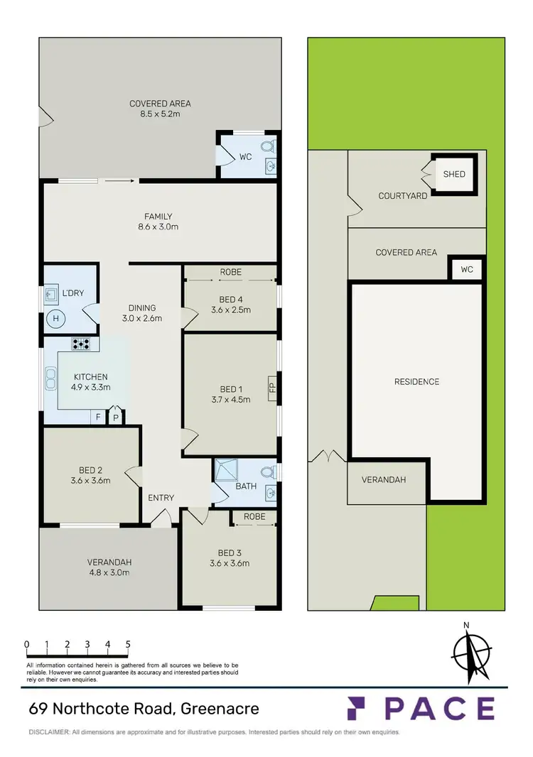 Floorplan of Homely house listing, 69 Northcote Road, Greenacre NSW 2190