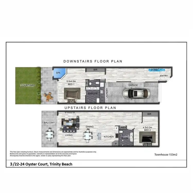Floorplan of Homely unit listing, 3/22-24 Oyster Court, Trinity Beach QLD 4879