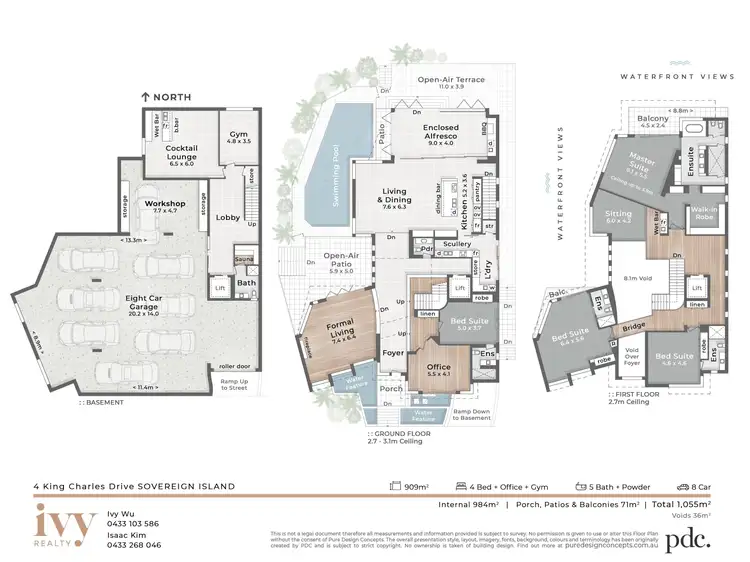 Floorplan of Homely house listing, 4 King Charles Drive, Sovereign Islands QLD 4216