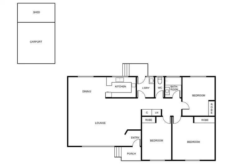 Floorplan of Homely house listing, 8 Annand Place, Wanniassa ACT 2903