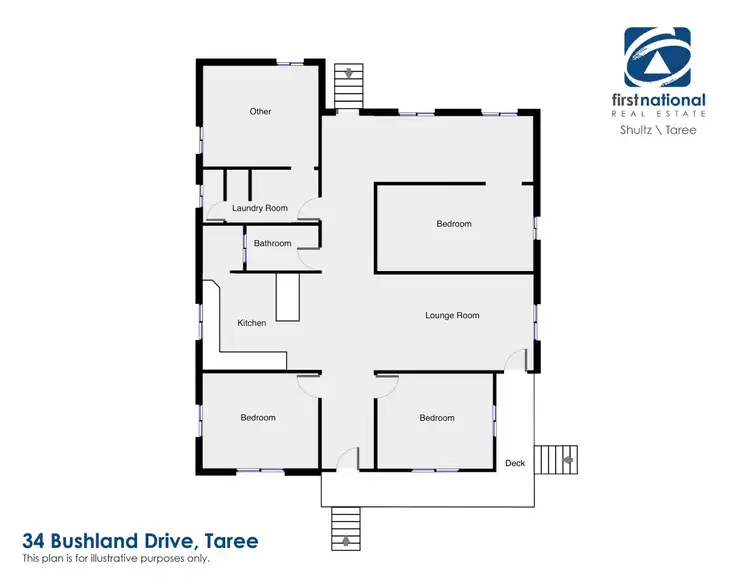 Floorplan of Homely house listing, 34 Bushland Drive, Taree NSW 2430