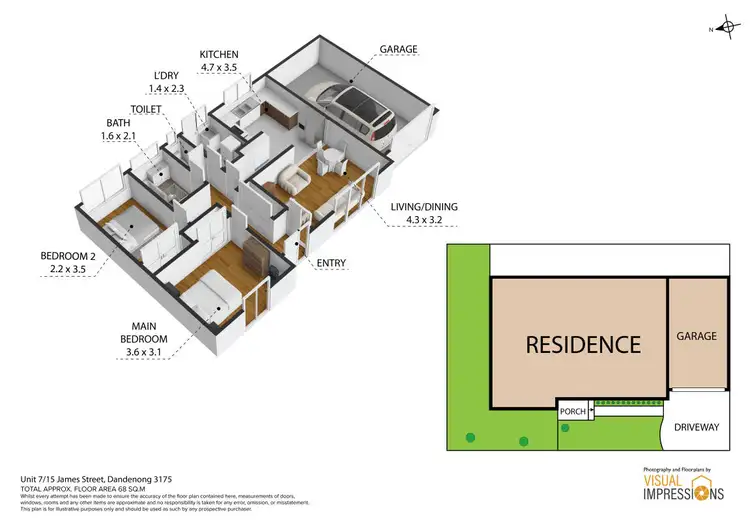 Floorplan of Homely unit listing, 7/15 James Street, Dandenong VIC 3175