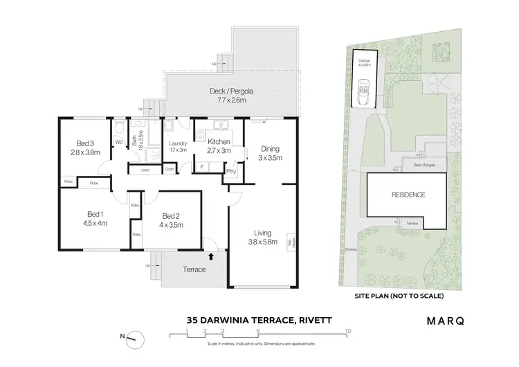 Floorplan of Homely house listing, 35 Darwinia Terrace, Rivett ACT 2611