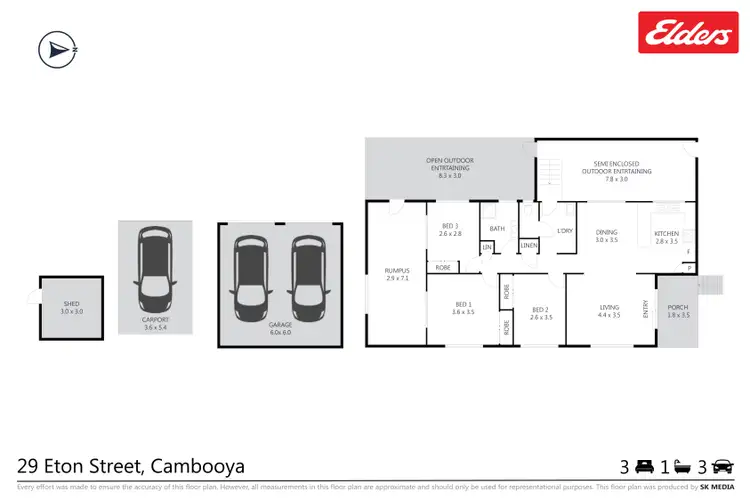 Floorplan of Homely house listing, 29 Eton Street, Cambooya QLD 4358