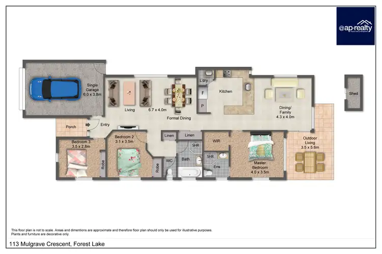 Floorplan of Homely house listing, 113 Mulgrave Crescent, Forest Lake QLD 4078