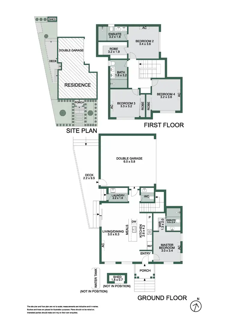 Floorplan of Homely townhouse listing, 1/47 Woodvale Grove, Rosebud VIC 3939