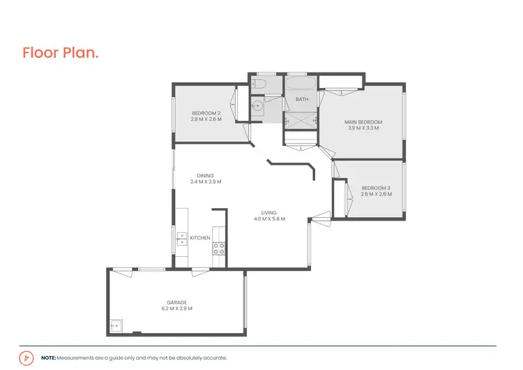Floorplan of Homely unit listing, 2/21 Skilton Avenue, East Maitland NSW 2323