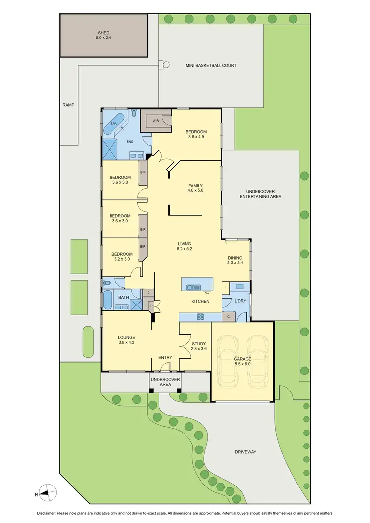 Floorplan of Homely house listing, 32 Topaz Drive, Hillside VIC 3037