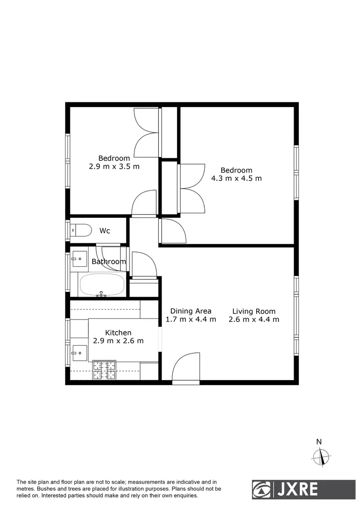 Floorplan of Homely unit listing, 3/3 Dunstan Street, Clayton VIC 3168